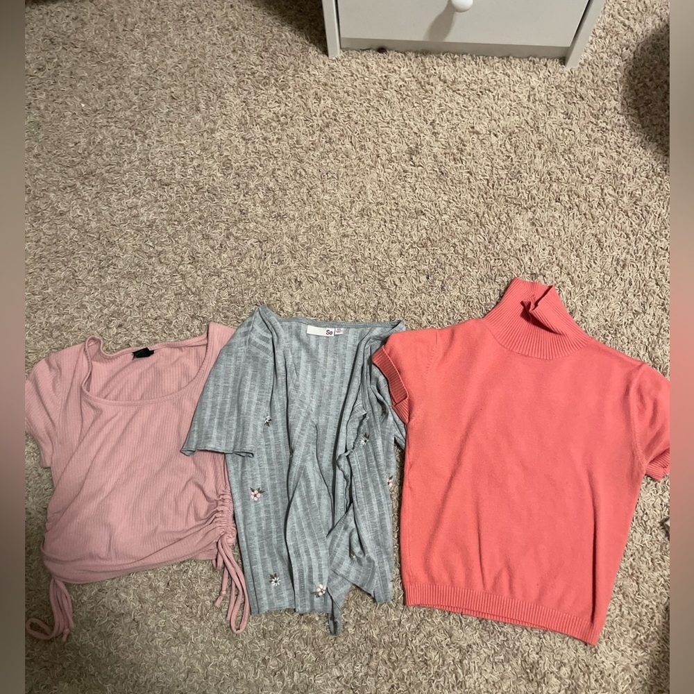 XS Set of 3 tops